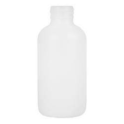 2 oz. HDPE White Boston Round Bottle with 20/410 Neck  (Cap Sold Separately)